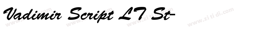 Vadimir Script LT St字体转换